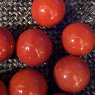 Vintage Chinese Checkers Replacement Glass Marbles 50 Solid Swirl 365 Glow - Thumbnail 15