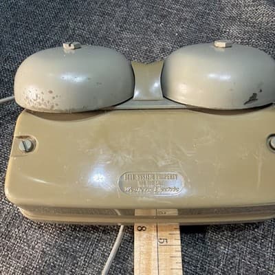 Vintage Bell System made by Western Electric Hammer Ringer Wall Mount Alarm Bell - Thumbnail 12
