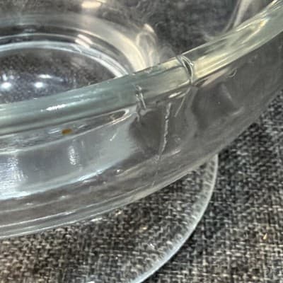 S And S Glass Long Island Magnesium UV Bowl Antique Patent Pending USA - Thumbnail 10