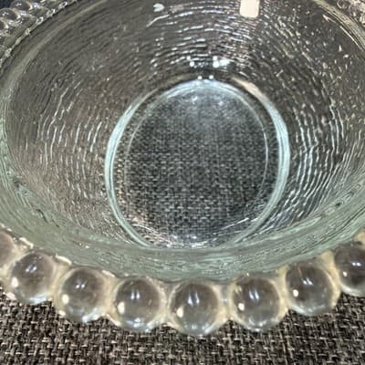 Vintage Indiana Clear Glass 7” Hen on Nest Covered Dish MCM Chipped HON - Thumbnail 14