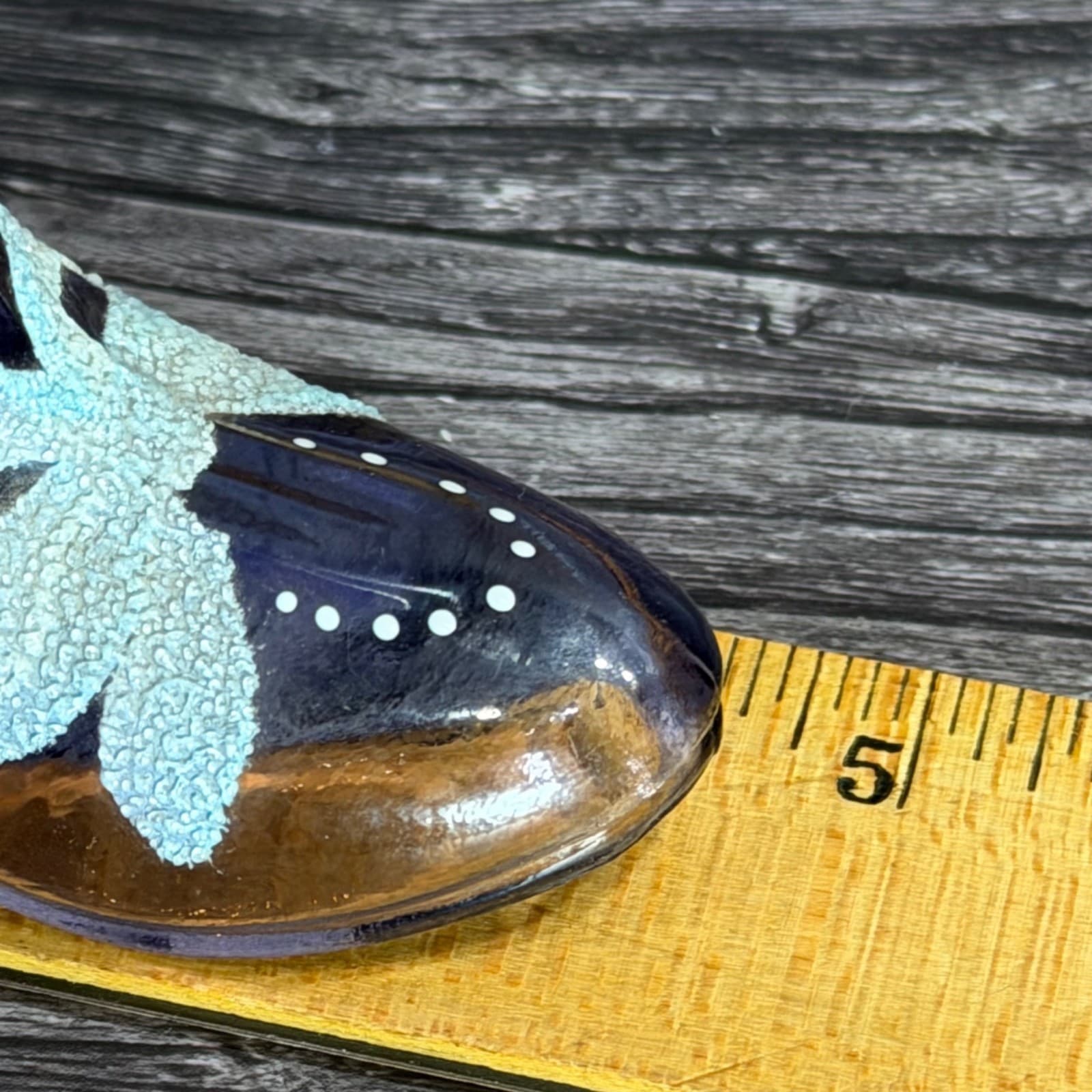 Fenton Art Glass Hand-Painted Purple Shoe W/ Floral Design By V. Elise Collectib - Thumbnail 9