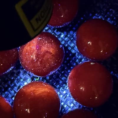 Vintage Chinese Checkers Replacement Glass Marbles 50 Solid Swirl 365 Glow - Thumbnail 7