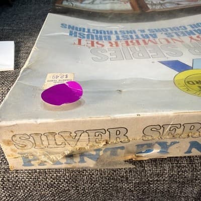 NOS Vtg 1974 Art Award Paint By Number Winter Landscape Rough Condition See Phot - Thumbnail 18