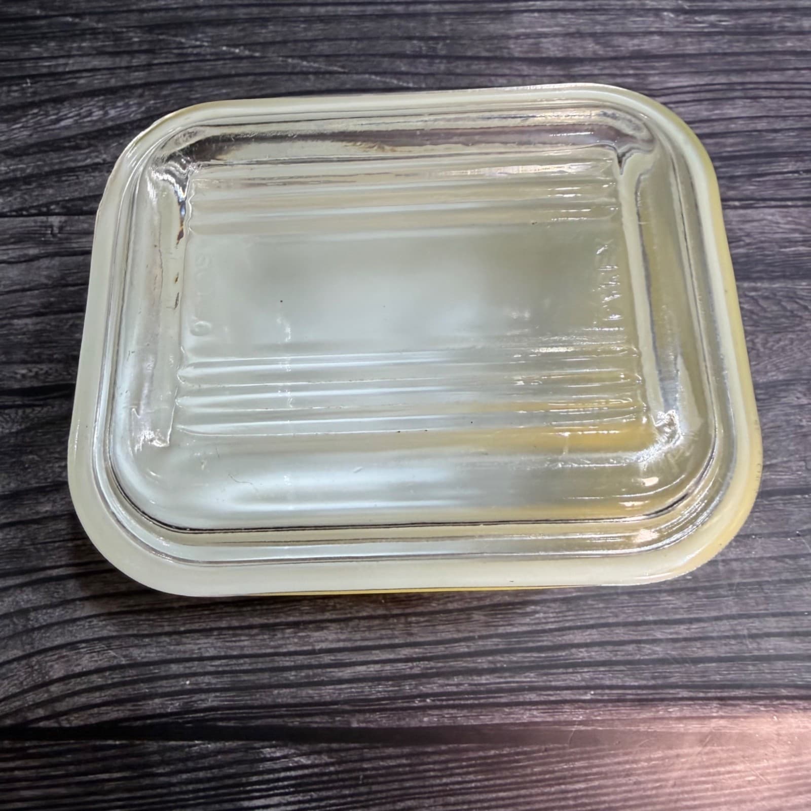 Vintage PYREX 501-B Yellow Refrigerator Dish 1-1/2 Cup With Glass Lid 501-C - Thumbnail 2