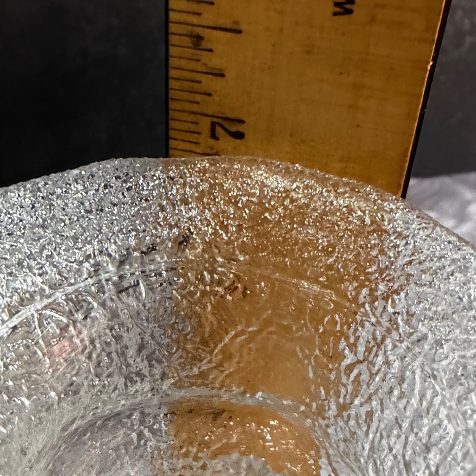 Dual Function Vase or Candlestick Set Of 4 VTG Clear Textured Glass USA c-918 - Thumbnail 10