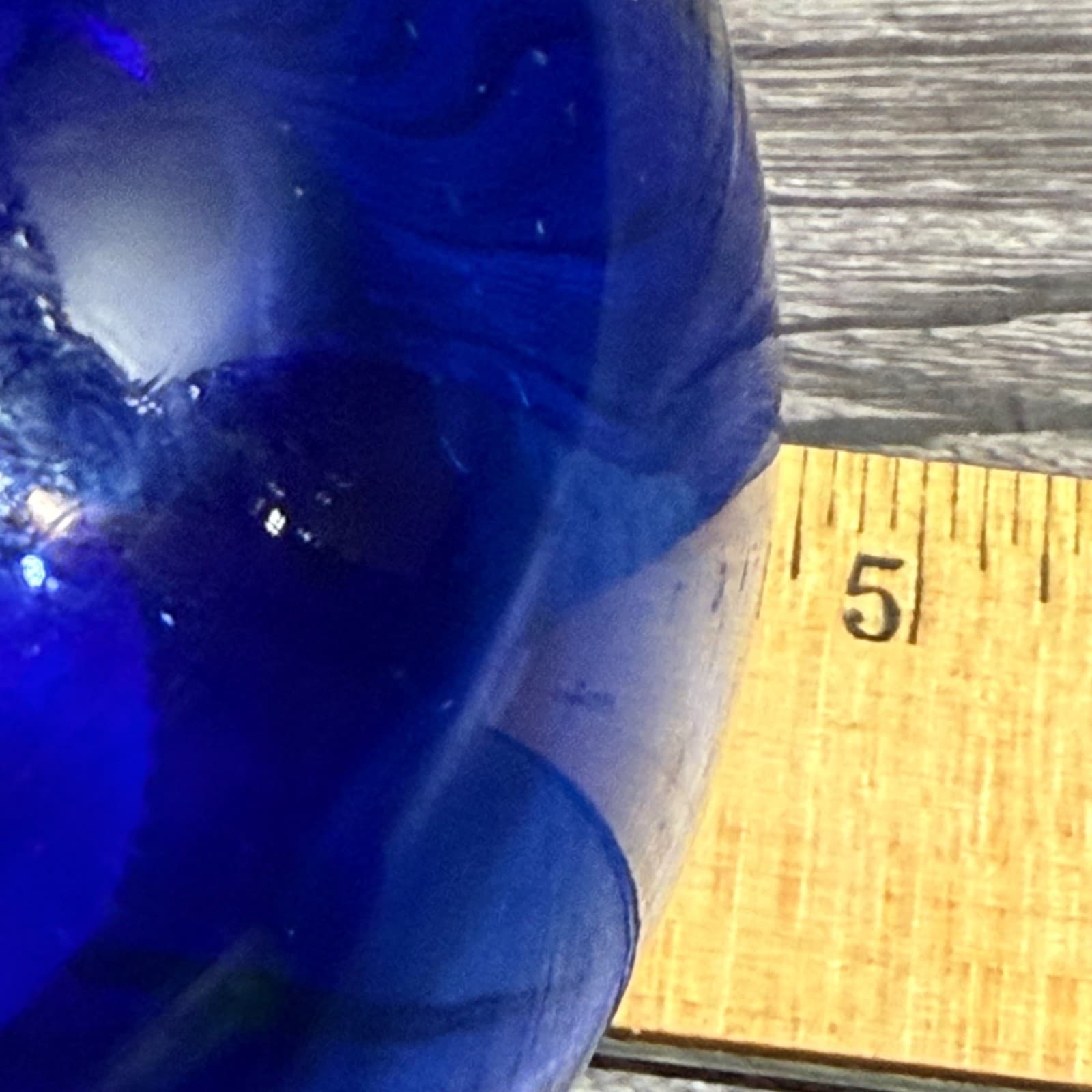 Indiana Glass Illusions Cobalt Blue Optic Swirl Vase 7.25" New With Label - Thumbnail 8