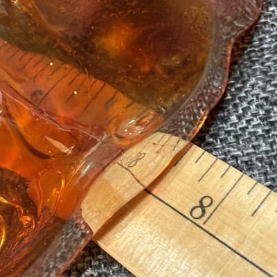 Imperial Marigold Carnival Glass Acanthus Round Bowl EAPG Swirl Early 1900’s - Thumbnail 15
