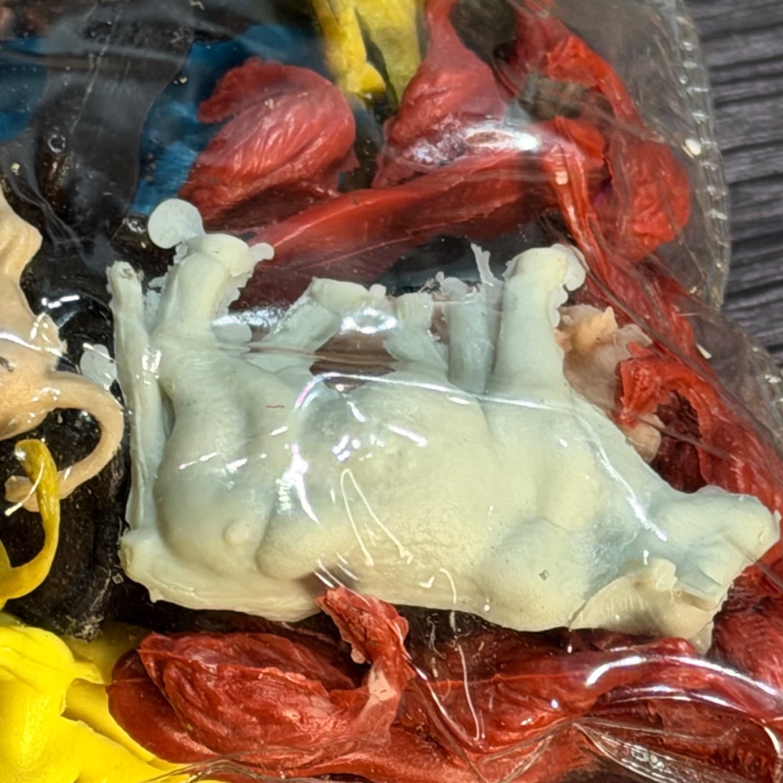 50-Piece VTG Farm Animals Playset Placo Toys Made China 1980s Plastic Miniatures - Thumbnail 3