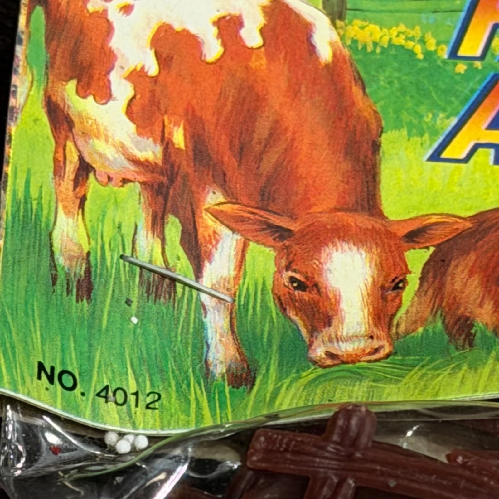 50-Piece VTG Farm Animals Playset Placo Toys Made China 1980s Plastic Miniatures - Thumbnail 10