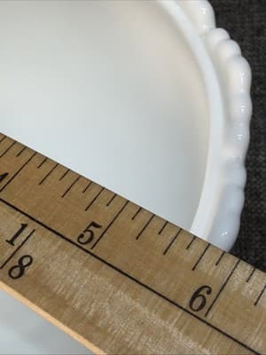 Base Only Fenton Milk Glass Hobnail Pedestal Bowl Candy Dish 6⅛” x8" Replacement - Thumbnail 14