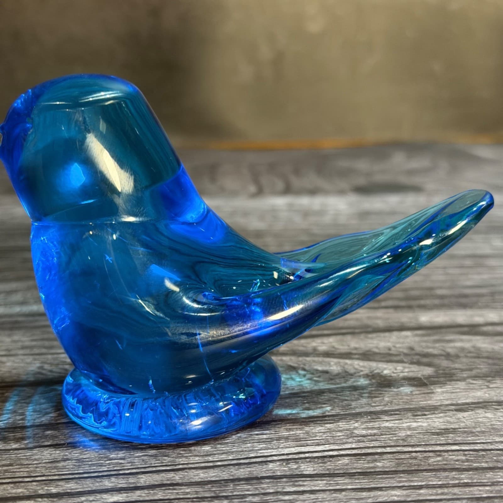 Bluebird Of Happiness Signed 2006 Hand Blown Glass Figurine By Terra Studios Vib - Thumbnail 3