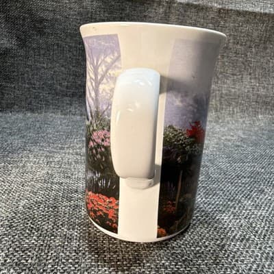 2004 Thomas Kinkade "Lilac Cottage" Coffee Mug From The Kinkade Oil Painting - Thumbnail 4