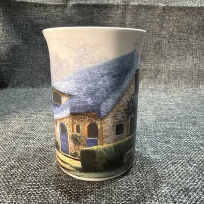 2004 Thomas Kinkade "Lilac Cottage" Coffee Mug From The Kinkade Oil Painting - Thumbnail 2
