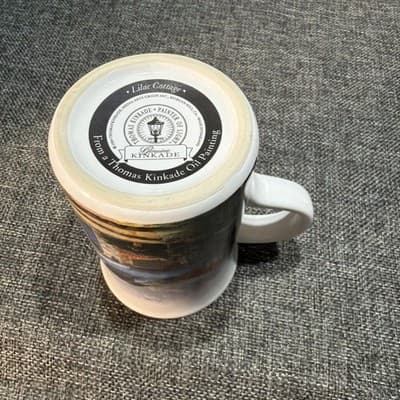 2004 Thomas Kinkade "Lilac Cottage" Coffee Mug From The Kinkade Oil Painting - Thumbnail 6