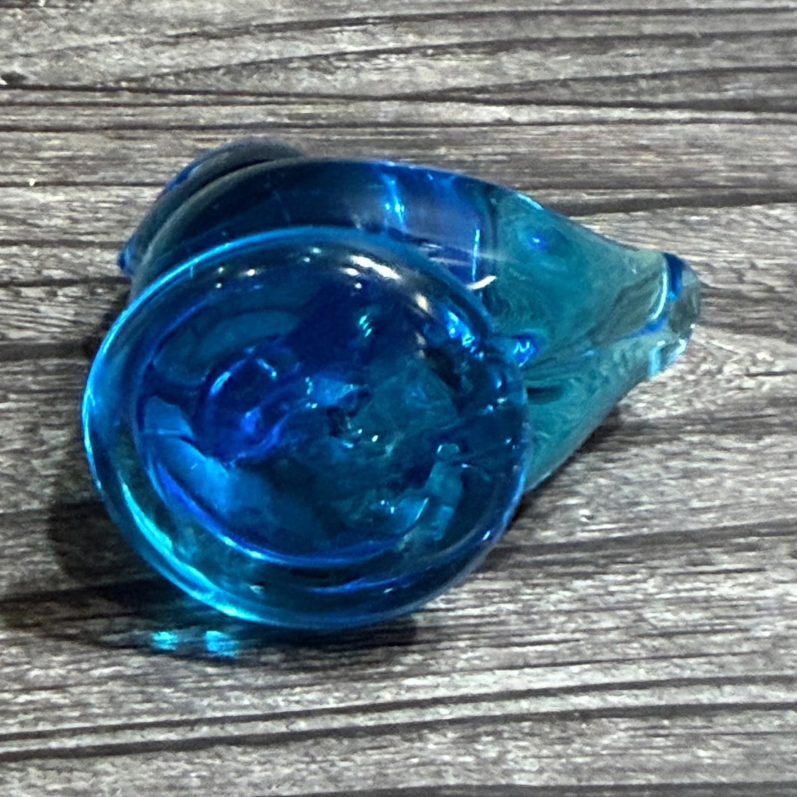 Vintage Bluebird Of Happiness Art Glass Figurine Shelf Decor Terra Studios - Thumbnail 8