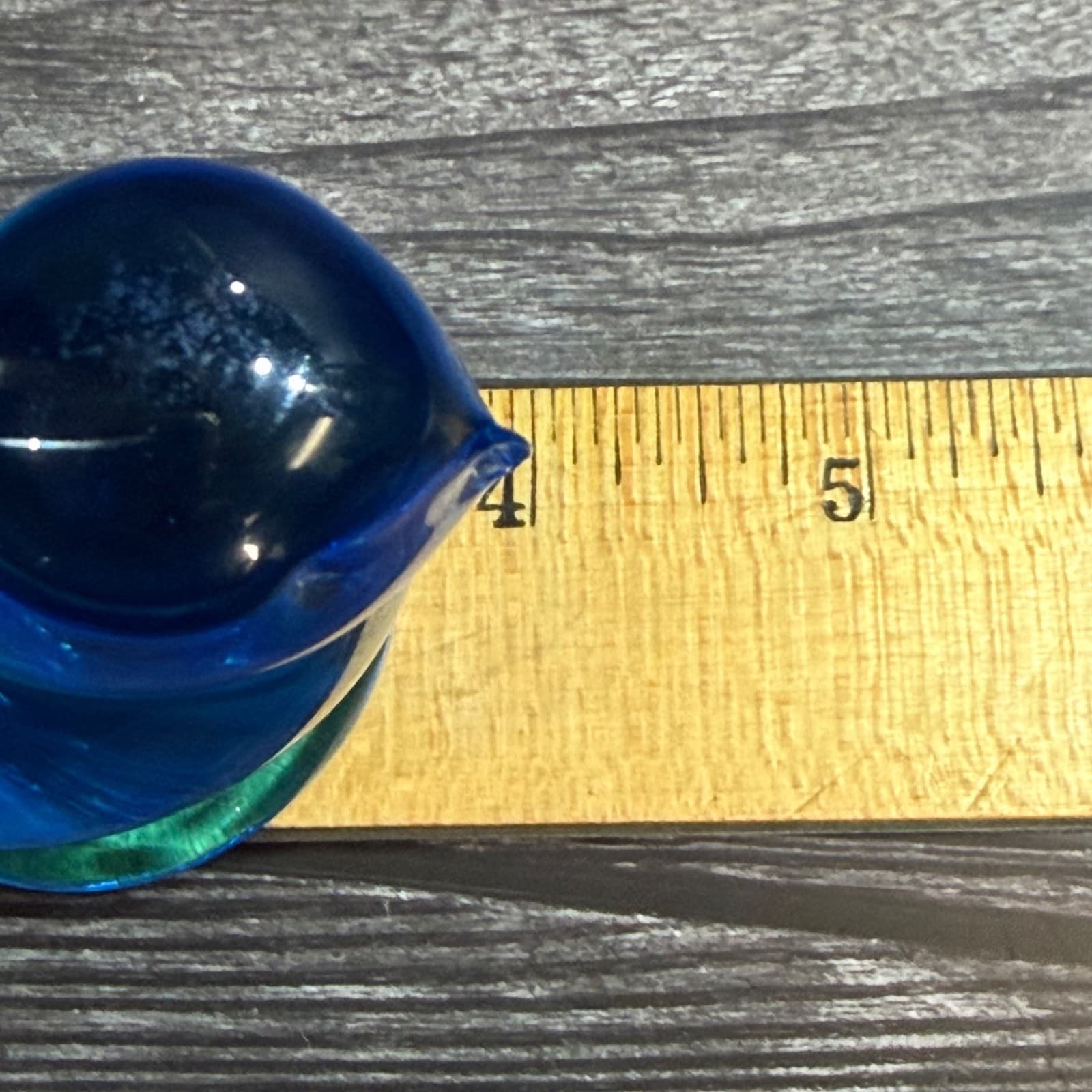 Bluebird Of Happiness Signed 2006 Hand Blown Glass Figurine By Terra Studios Vib - Thumbnail 8