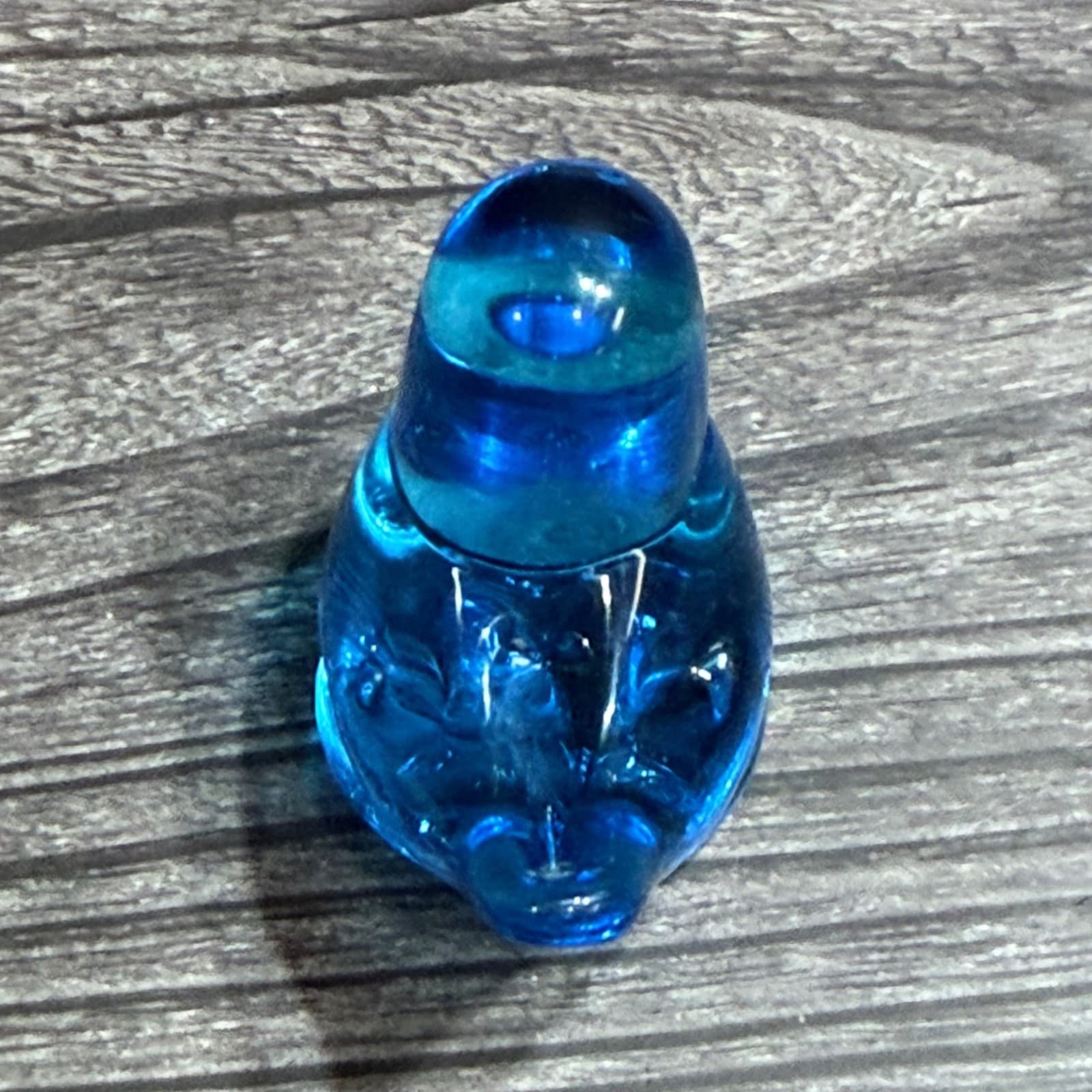 Vintage Bluebird Of Happiness Art Glass Figurine Shelf Decor Terra Studios - Thumbnail 5