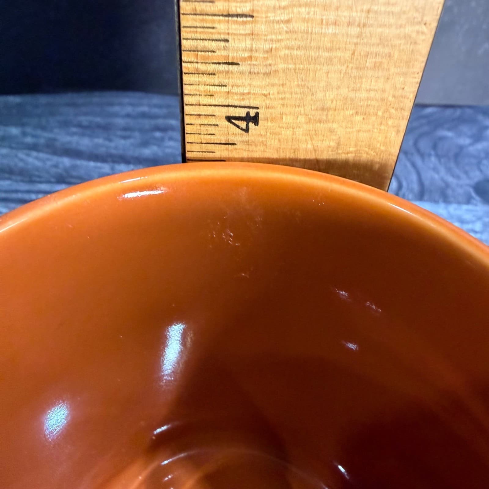 Vintage 1980s Maxwell House Decaffeinated Coffee Mug Orange Ceramic 12oz Adverti - Thumbnail 6