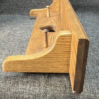 Vintage Wood Wall Shelf Heart Cutout 2 Pegs 18” Farmhouse Cottagecore Rustic - Thumbnail 9