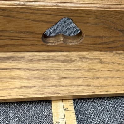 Vintage Wood Wall Shelf Heart Cutout 2 Pegs 18” Farmhouse Cottagecore Rustic - Thumbnail 14