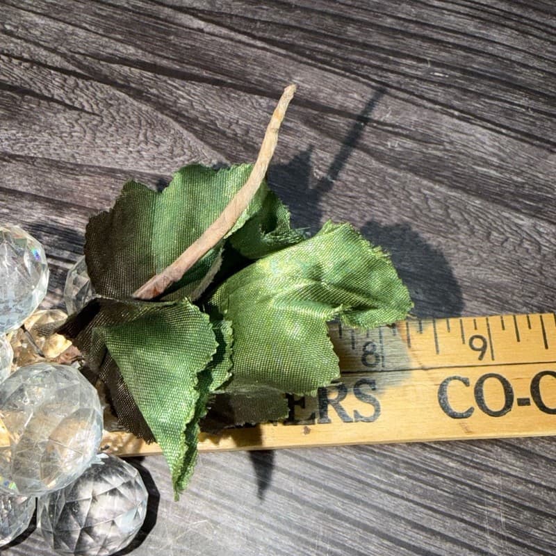 Vintage MCM Faceted Clear Yellow Lucite Grape Cluster Decor Pair With Wire - Thumbnail 20
