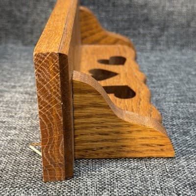 Vintage Wood Country Heart Cutout Shelf Cottagecore Grannycore 12”x3.25”x3.5” - Thumbnail 6