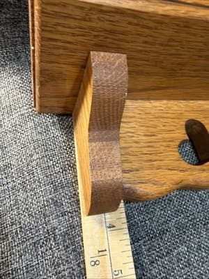 Vintage Wood Country Heart Cutout Shelf Cottagecore Grannycore 12”x3.25”x3.5” - Thumbnail 14