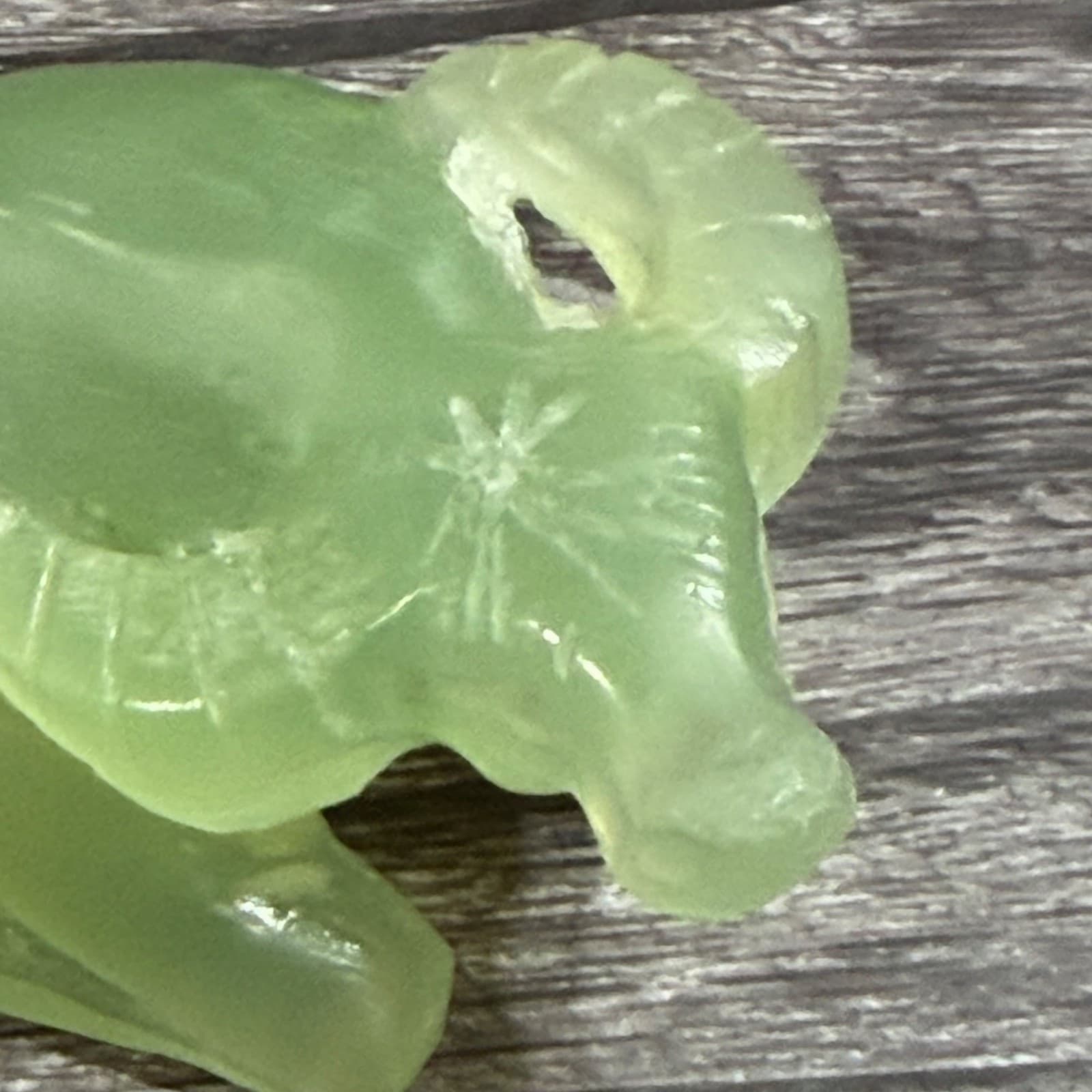 Hand Carved Jade-Look Water Buffalo Figurine Vintage Style Unique Decorative - Thumbnail 2