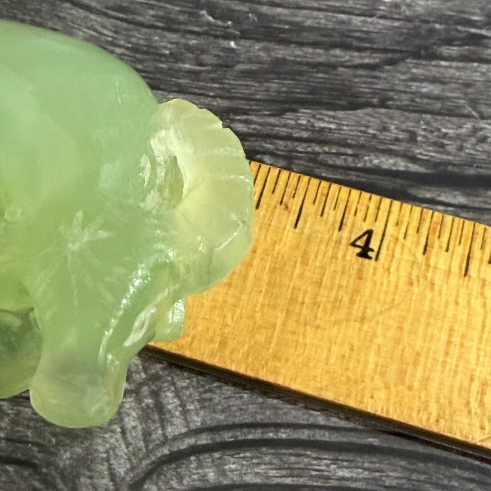 Hand Carved Jade-Look Water Buffalo Figurine Vintage Style Unique Decorative - Thumbnail 12
