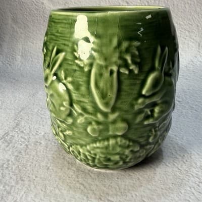 Bordallo Pinheiro Portugal Green Bunny Rabbit Mug Ceramic Coffee or Tea Cup - Thumbnail 4