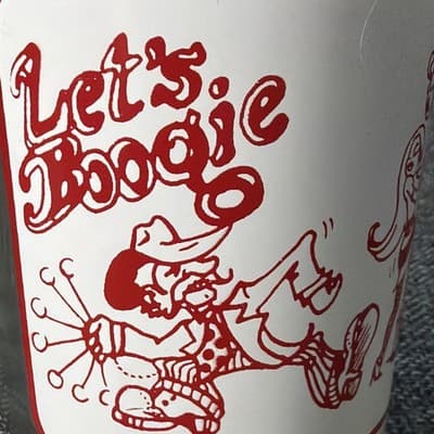 Let’s Boogie Cocktail Glass Hooker Pole Dance Funny Drinking Whiskey Cup Vintage - Thumbnail 3