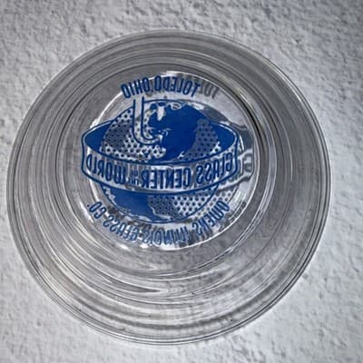 Owens Illinois Glass Center Of The World Toledo Ohio Vintage Tray Dish Glass - Thumbnail 7