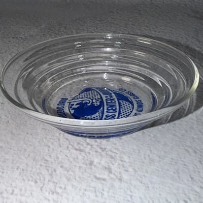 Owens Illinois Glass Center Of The World Toledo Ohio Vintage Tray Dish Glass - Thumbnail 6