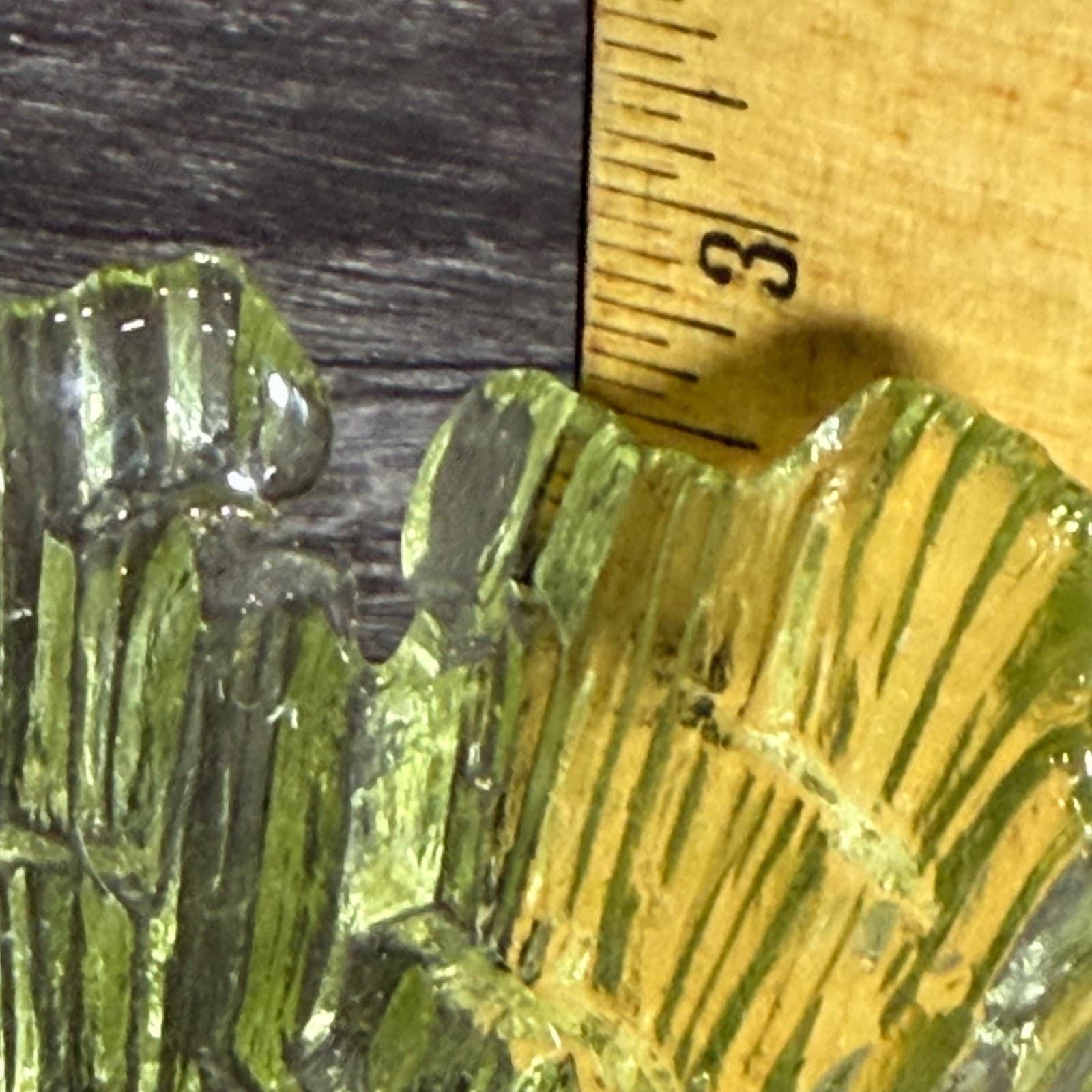 Dalzell-Viking Glass Yellow Icicle Glimmer Candle Tealight Holder VTG Home Décor - Thumbnail 12