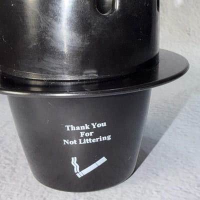 Keep America Beautiful Cigarette Butt Bucket Ashtray Promo Car Cup Holder Easy - Thumbnail 7