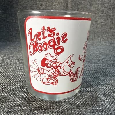 Let’s Boogie Cocktail Glass Hooker Pole Dance Funny Drinking Whiskey Cup Vintage - Thumbnail 2