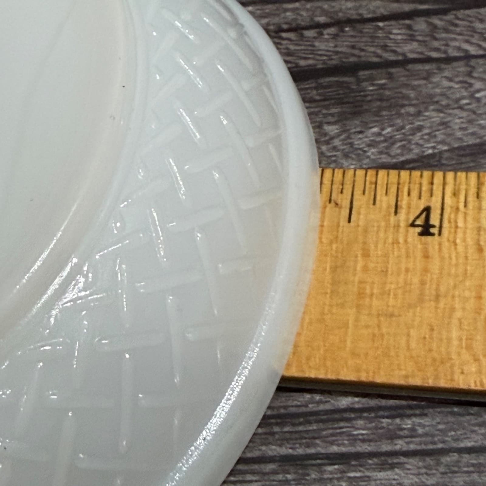 Hen On Nest Dish With Lid Hazel Atlas Platonite Opaline Milk Glass Smaller Size - Thumbnail 13