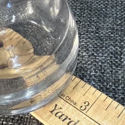 Vintage Heisey Glassware Glass #1485 Saturn Oil Cruet Stopper Crystal Clear - Thumbnail 13