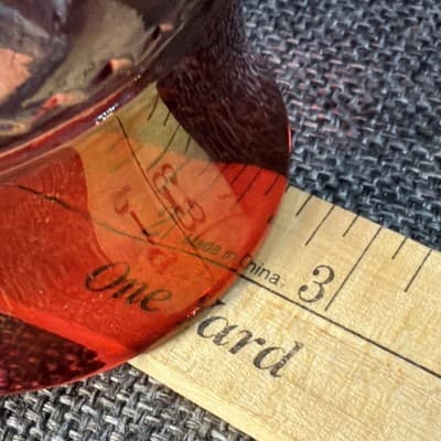 Set Of 6 Vintage Tiffin Kings Crown Ruby Red Flash Thumbprint Goblet Glass 4.25” - Thumbnail 9