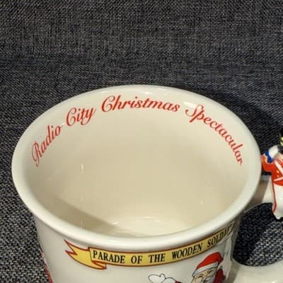 Christmas Spectacular Parade of Wooden Soldiers Mug Radio City Music Hall Cannon - Thumbnail 3