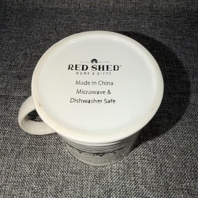 Barn Farm Scene Coffee Mug Tractor Supply Co Red Shed Stoneware Windmill Cup - Thumbnail 6