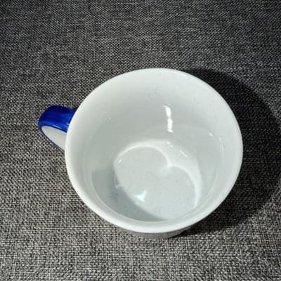 Mug Footprints In The Sand Inspirational Coffee Cup Blue Imprint Jesus Christian - Thumbnail 4