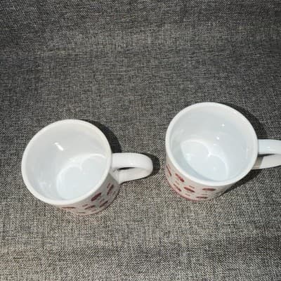 M&M's Red M&M Graphic Coffee Mug Set Of 2 Character Coffee Tea Cup Vintage - Thumbnail 8