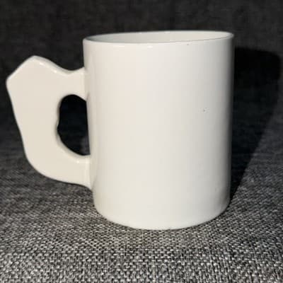 Vintage Halloween Coffee Tea Mug Ceramic Flying Witch Broom Bats Witch Handle - Thumbnail 5
