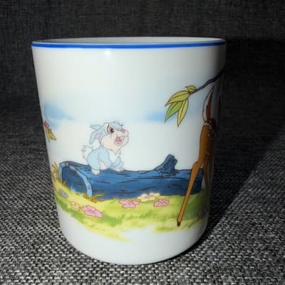 Vintage Bambi Disneyland Walt Disney World Mug Thumper Flower Japan Coffee Tea - Thumbnail 2