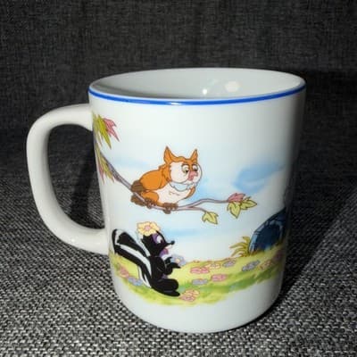 Vintage Bambi Disneyland Walt Disney World Mug Thumper Flower Japan Coffee Tea - Thumbnail 3