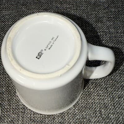 Vtg 1980’s Goose Blue Double Duck Geese Country Ceramic Mug Giftco Heart Lid - Thumbnail 9