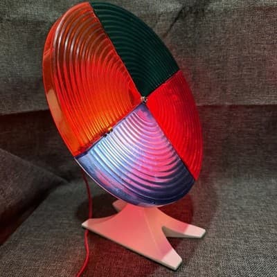 Vintage Motorized Color Wheel Adjustable Works Multi Color Christmas Tree Light