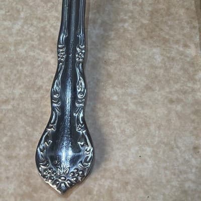 4 Pfaltzgraff HEIRLOOM REMEMBRANCE BETHANY Stainless Silverware Soup Spoons - Thumbnail 2
