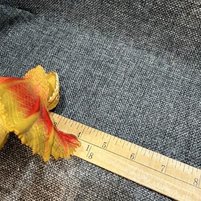 Vintage Imperial Dragon Frilled Lizard Figure Yellow Orange Plastic 12” X 7.5” - Thumbnail 11